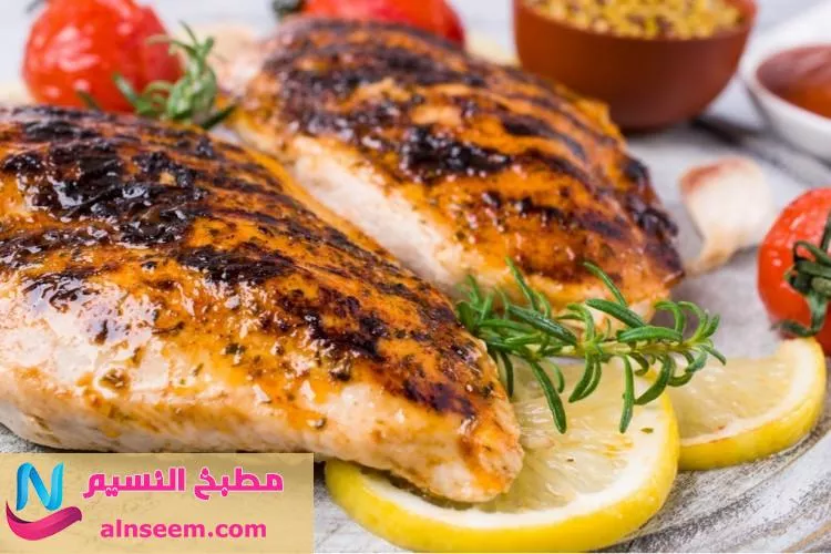 دجاج مشوي بالخردل والعسل